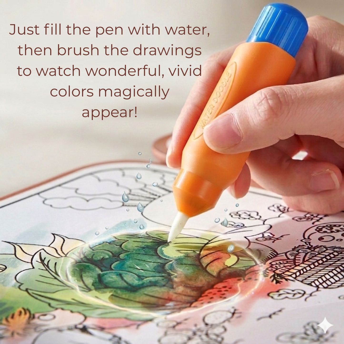 Magic Water Painting Book